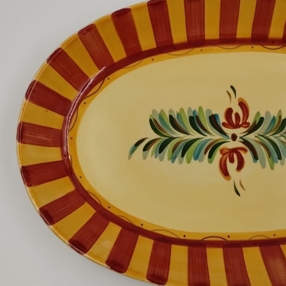 Gail Pittman Oval Serving Dish large Platter Siena SLAH Southern Living - Picture 2 of 11
